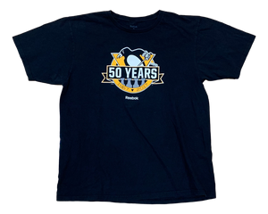 Vintage Pittsburgh Penguins Tee (50th Anniversary) - Extra Large