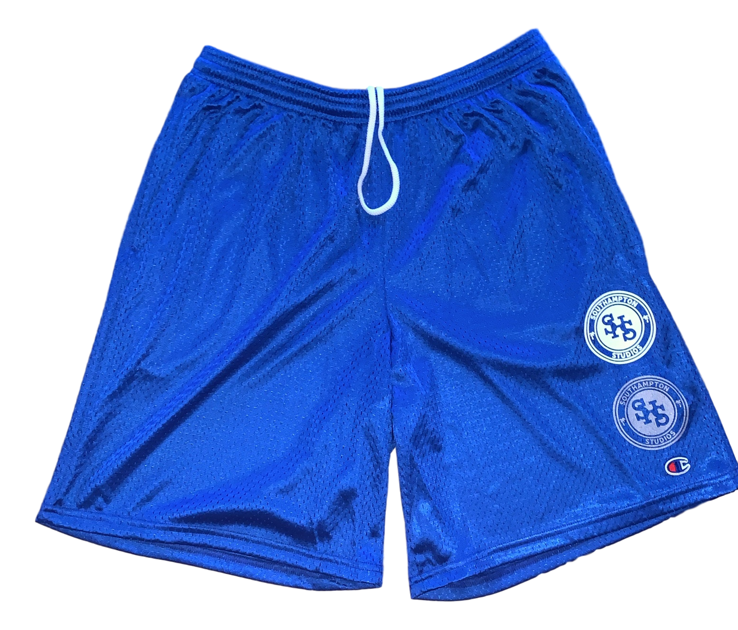 Blue Double Logo Short