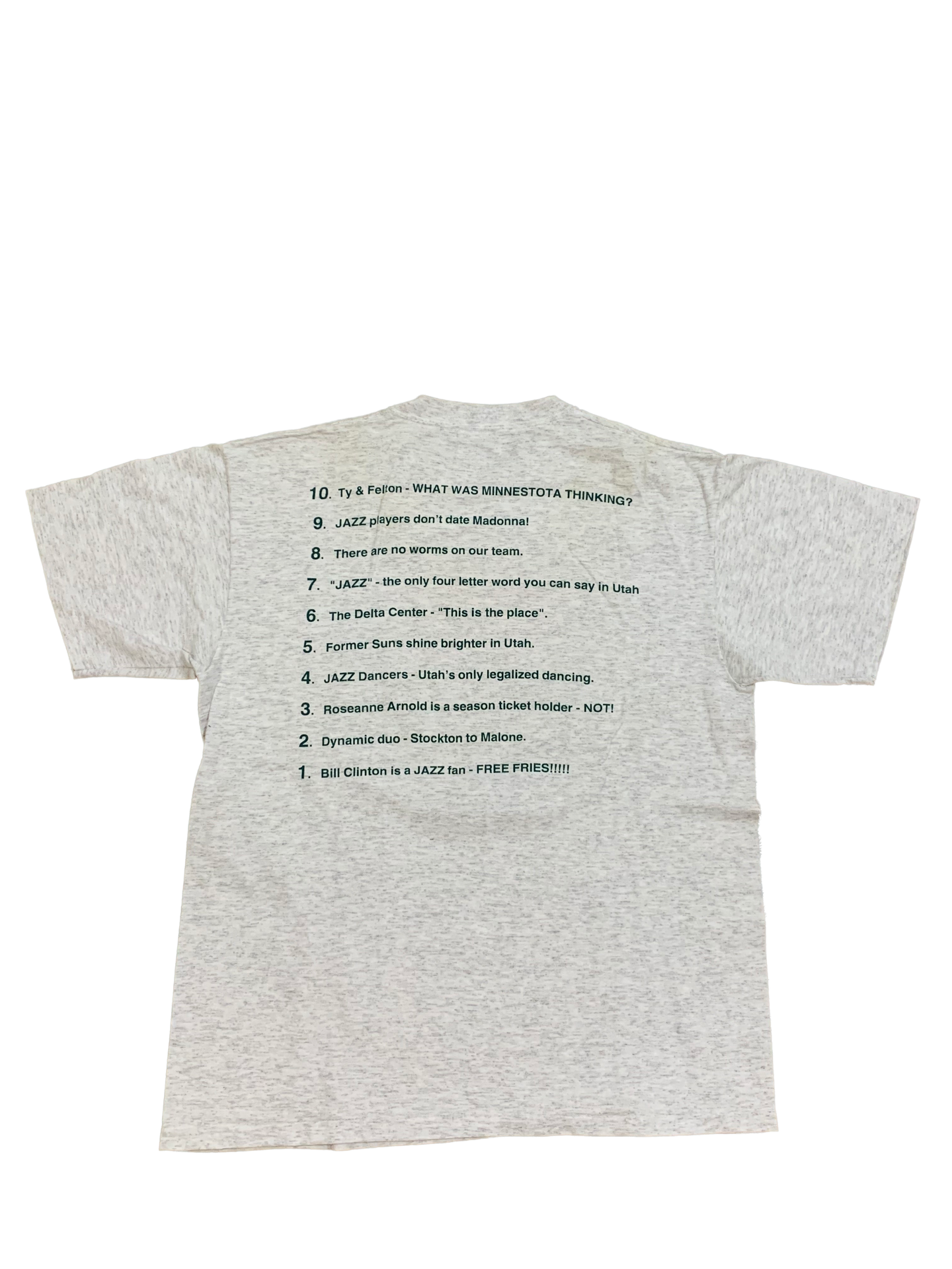 Vintage Utah Jazz Tee (10 Reasons) - Large