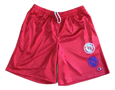 Red Double Logo Short