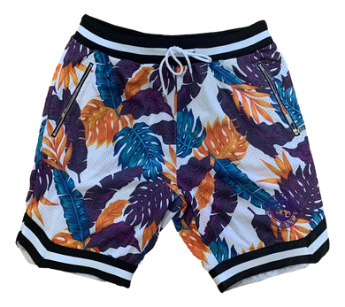 Tropical Mesh Basketball Shorts