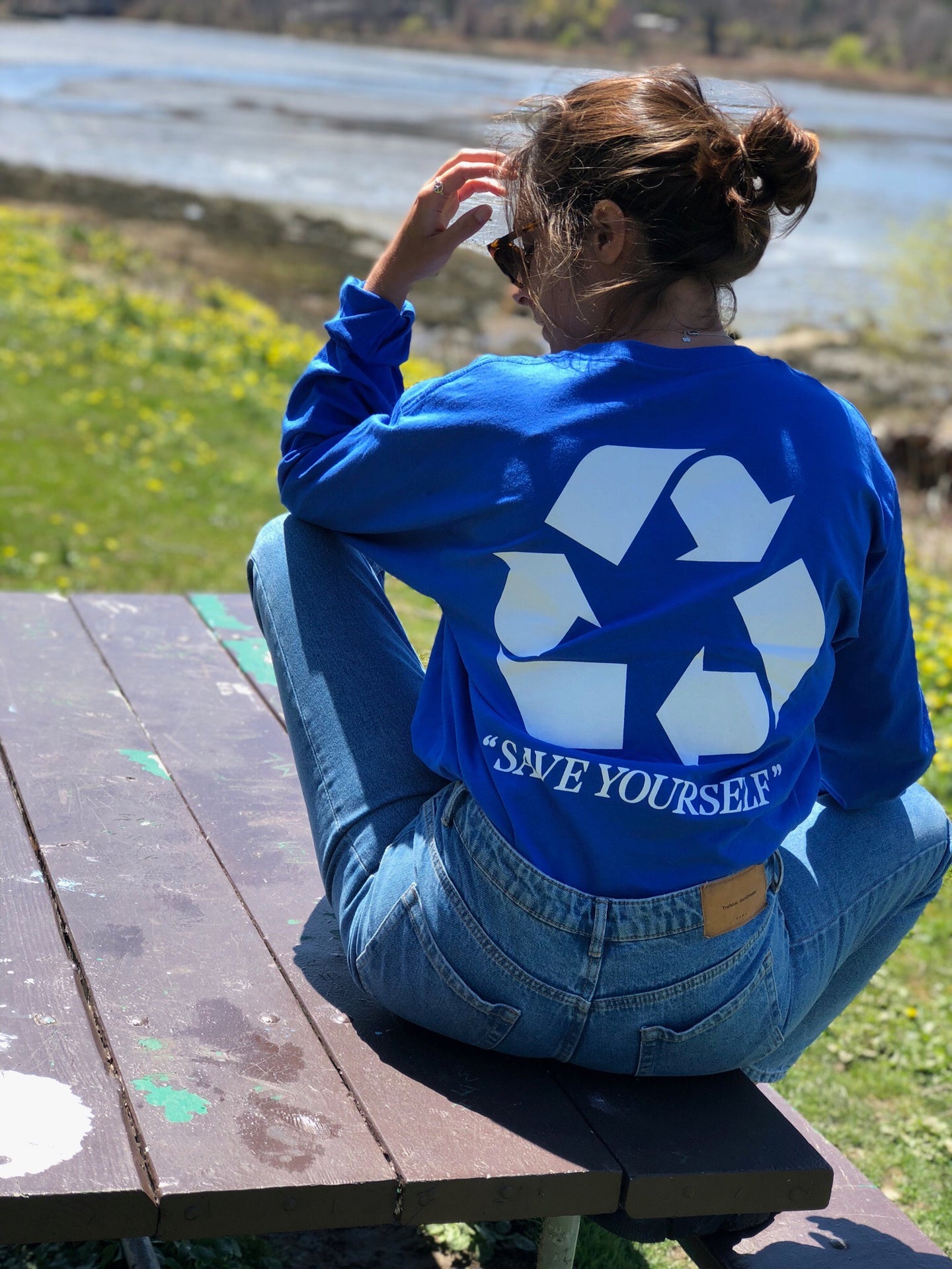 Earth Day 2018 Long Sleeve (Ocean Blue)