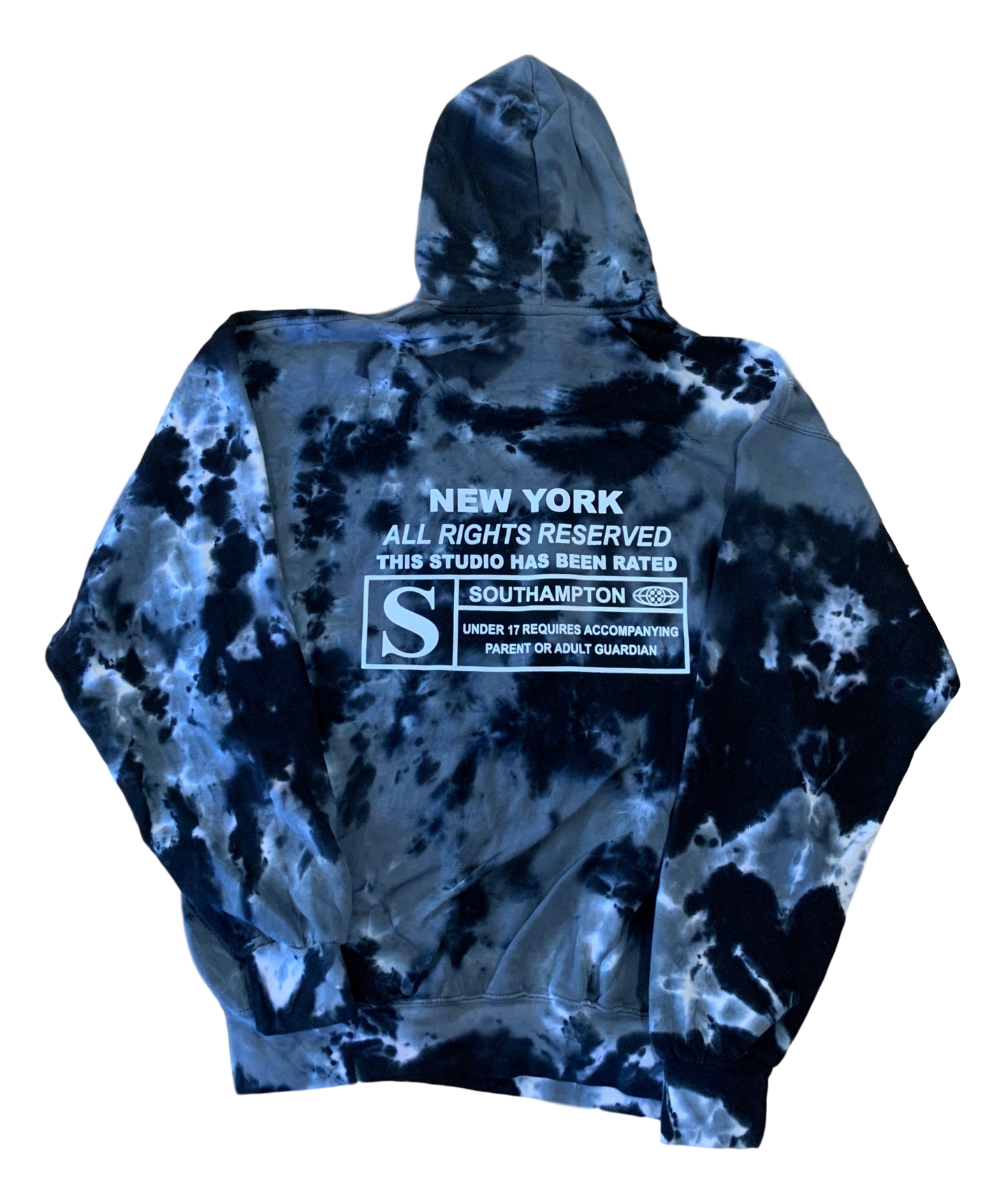 Rated S Tie-Dye Hoodie (Charcoal Dye)