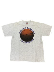 Vintage Utah Jazz Tee (10 Reasons) - Large