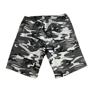 Snow Camo Warning Sweatshorts